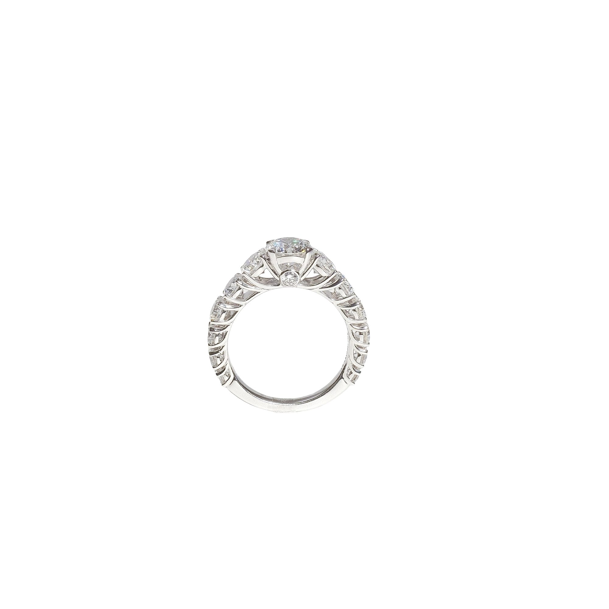 Grandeur 3ct Pear Solitaire Ring
