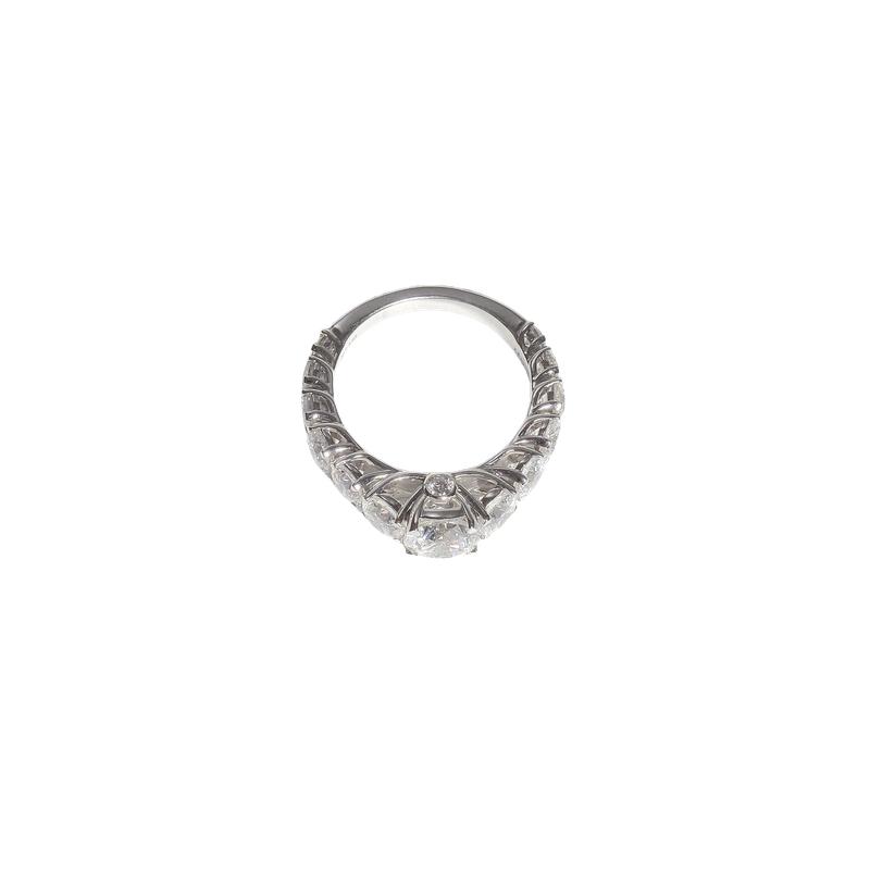 Grandeur 3ct Pear Solitaire Ring — alternate view