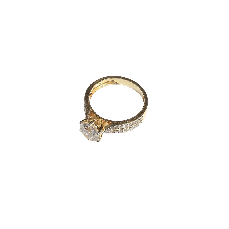 Celestial Split-Band 1.5ct Solitaire Ring
