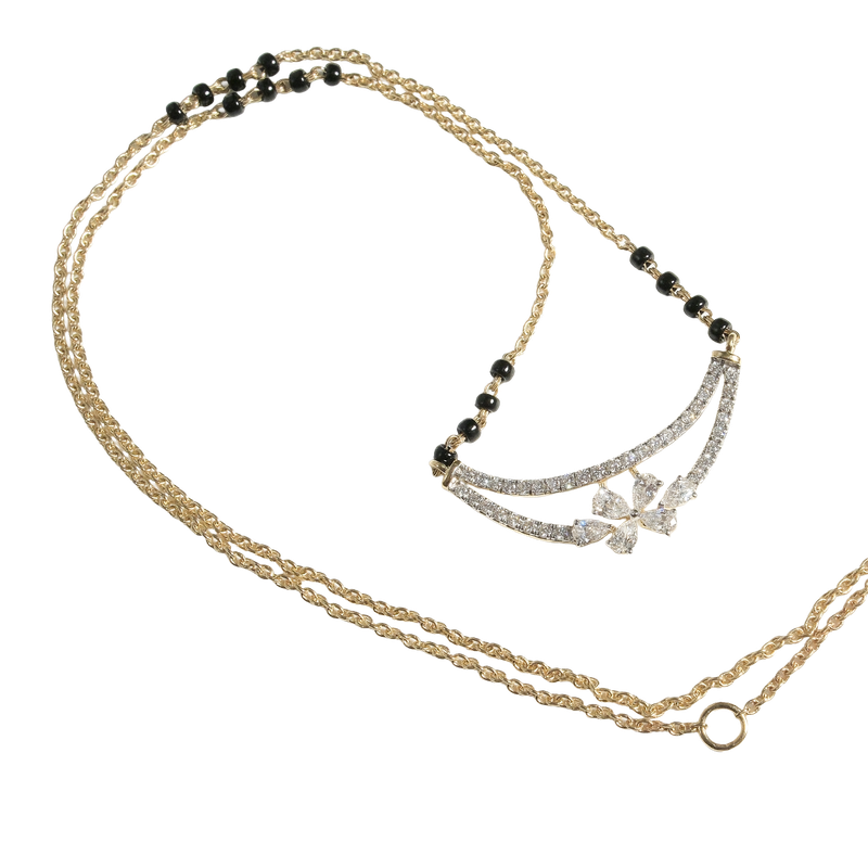 Floral Grace Mangalsutra — alternate view